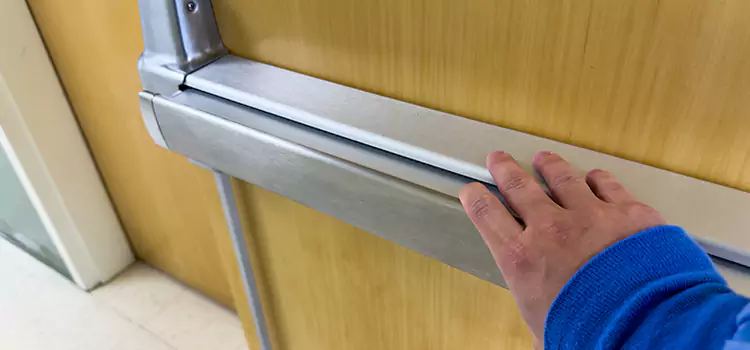 Installing a Push Bar on a Door Maumelle